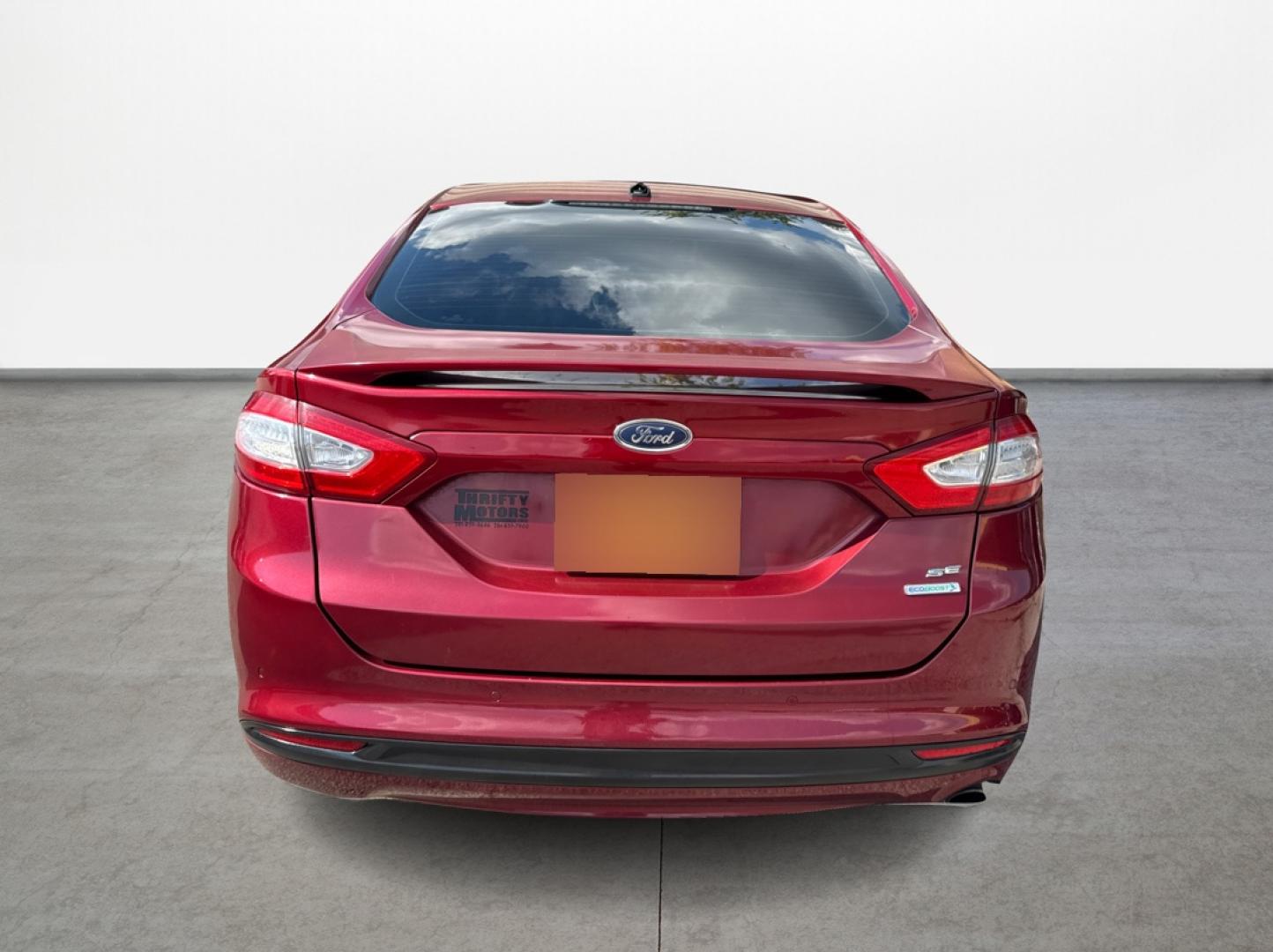 2013 RED Ford Fusion SE (3FA6P0HR6DR) with an 1.6L L4 DOHC 16V engine, located at 16710 Clay Rd., Houston, TX, 77084, (281) 859-7900, 0.000000, 0.000000 - Low Donw. Low Payments. - Photo#5