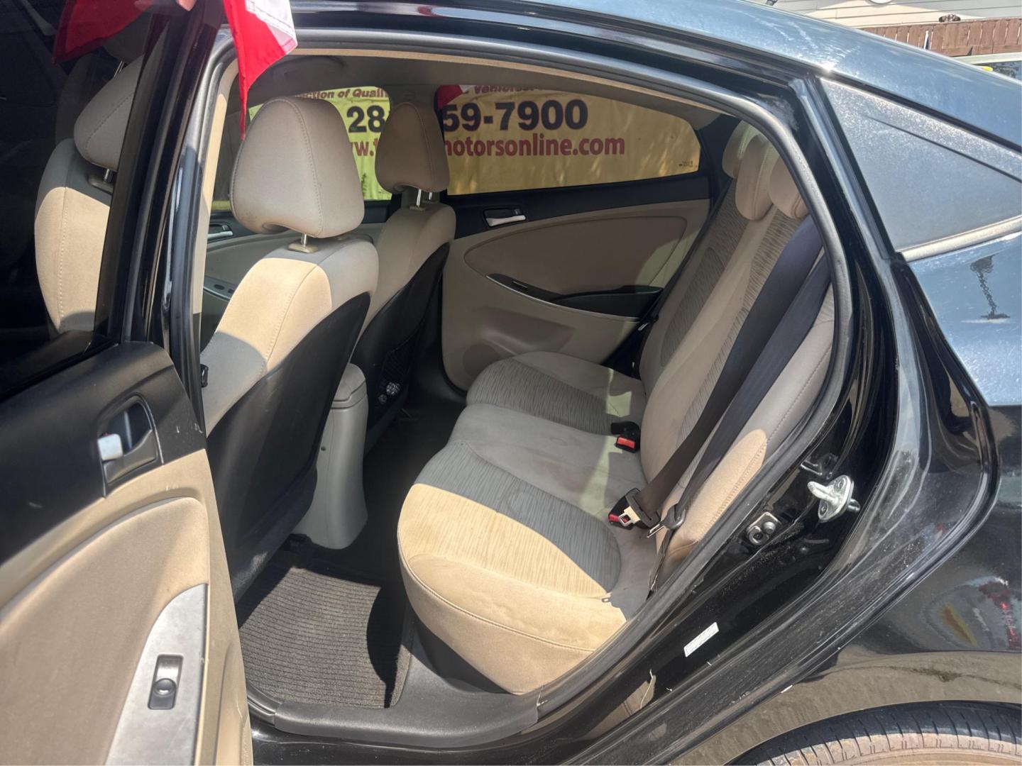 2016 Hyundai Accent SE 4-Door 6A (KMHCT4AE9GU) with an 1.6L L4 DOHC 16V engine, 6A transmission, located at 16710 Clay Rd., Houston, TX, 77084, (281) 859-7900, 0.000000, 0.000000 - Photo#9